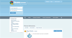 Desktop Screenshot of chromeextensions.org